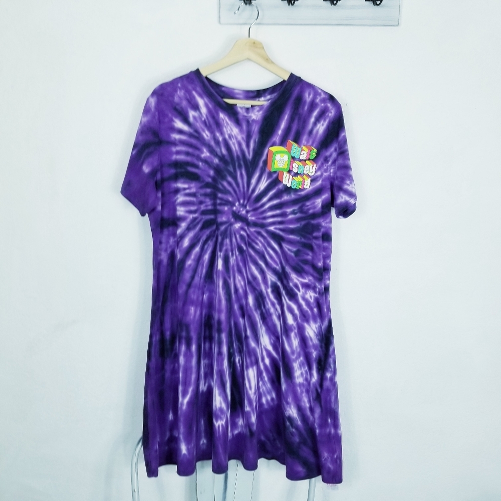 Walt Disney world Dress tie-dyed XL park Exclusive NEW Vacation Travel
